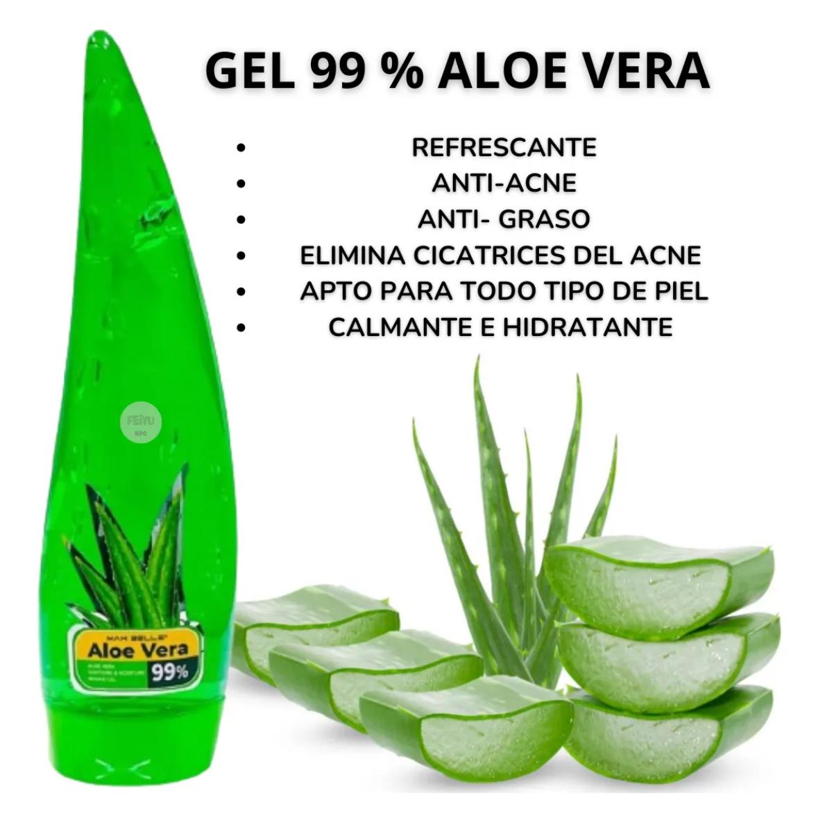Gel de Aloe Vera 99%: hidratación y frescura para tu piel