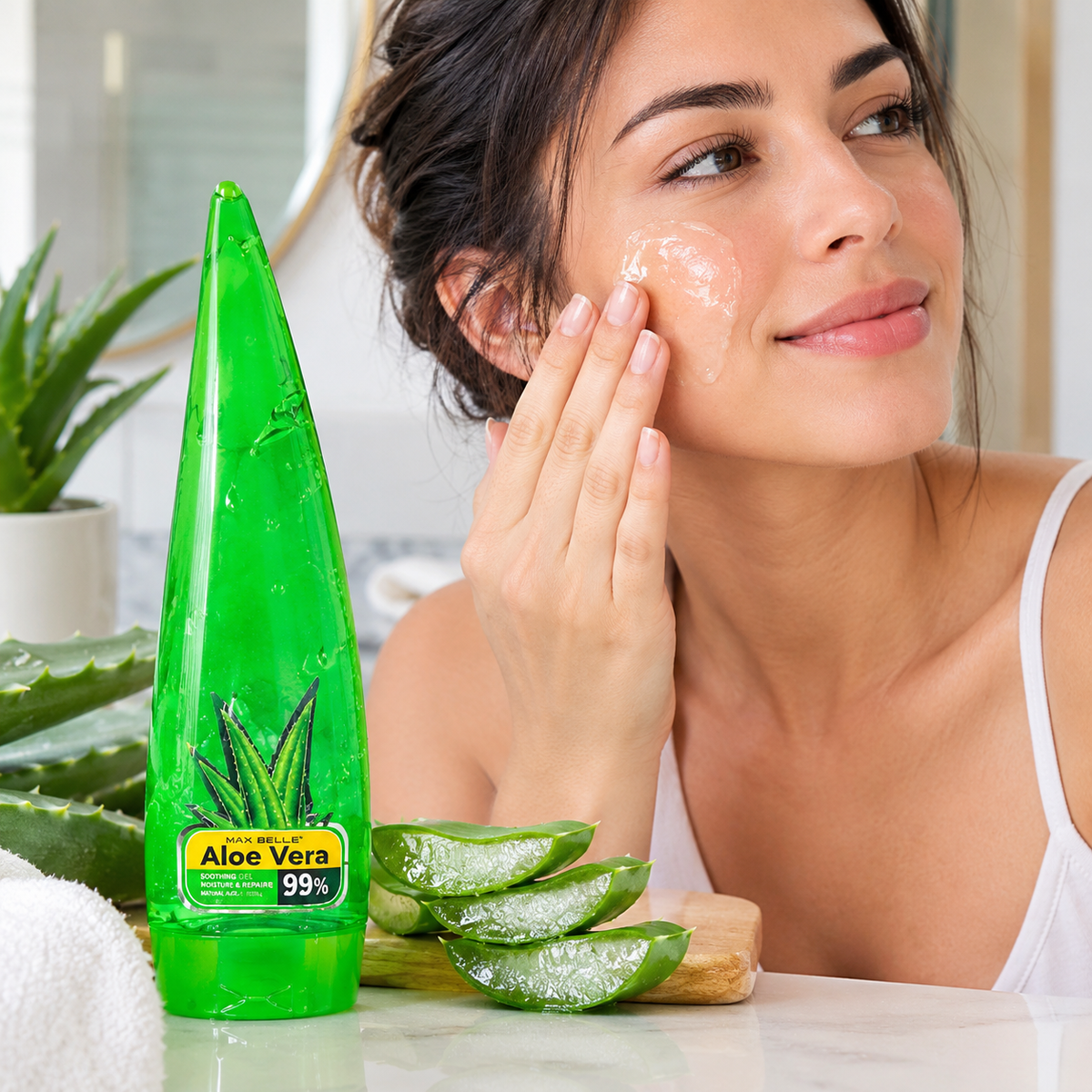 Gel de Aloe Vera 99%: hidratación y frescura para tu piel